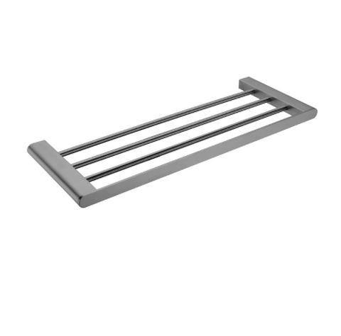 Ecco Towel Rack - Gunmetal - Bayside Bathroom