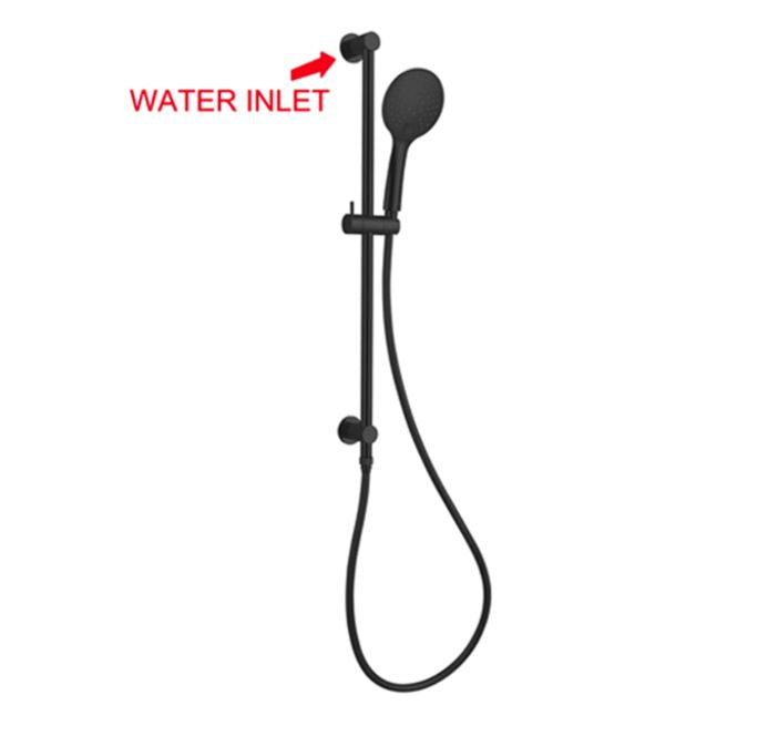 Dolce 3 Function Rail Shower - Matte Black
