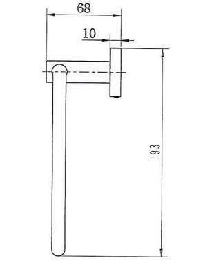 Dolce Hand Towel Ring - Chrome - Bayside Bathroom