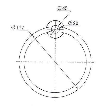 Dolce Hand Towel Ring - Chrome - Bayside Bathroom