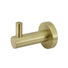 Meir Round Robe Hook - Brushed Brass