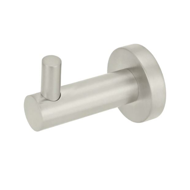 Meir Round Robe Hook - Brushed Nickel