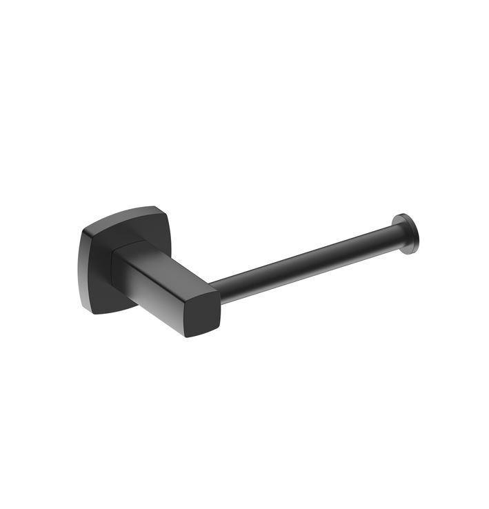 Legra Matte Black Toilet Roll Holder