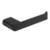 Ecco Toilet Roll Holder II - Matte Black - Bayside Bathroom