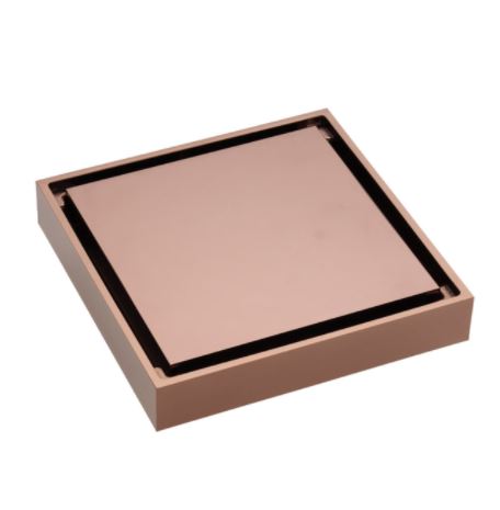 Rose Gold 88mm Tile insert 2-in-1 Floor Waste
