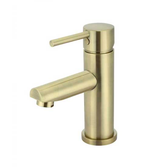 Meir round basin mixer - Tiger Bronze