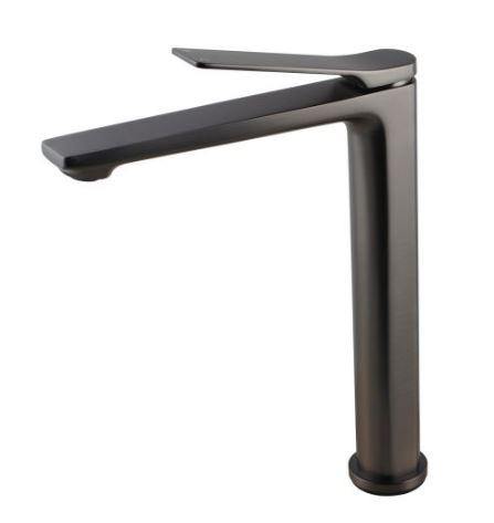 Rushy Tall Basin Mixer - Gunmetal