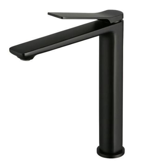 Rushy Tall Basin Mixer - Matte Black