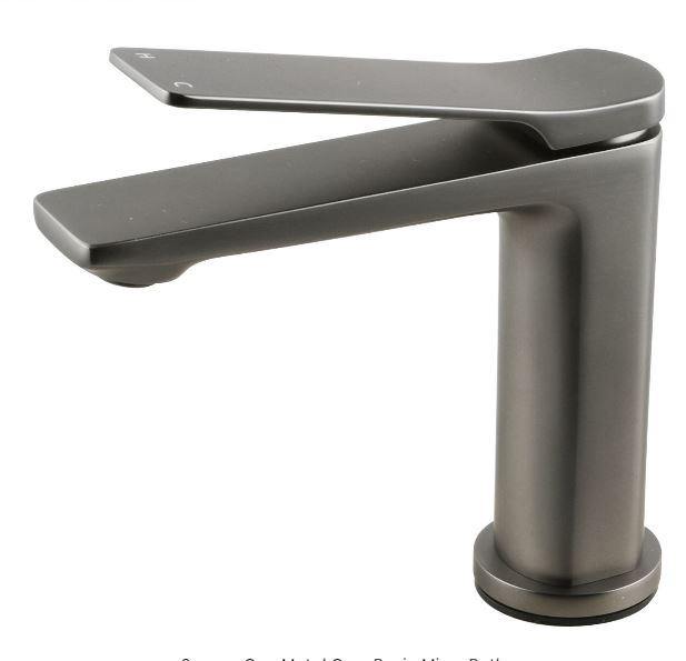 Rushy Short Basin Mixer - Gunmetal