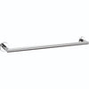 Dolce Single Towel Rail  - Brushed Nickel - Bayside Bathroom