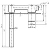 Niko Wall Mount Basin/Bath Set - Brushed Nickel