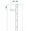 700mm Brushed Stainless Steel Heated Towel Rail - Bayside Bathroom