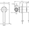Niko Shower Mixer - Gunmetal