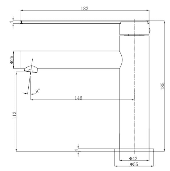 Niko Basin Mixer - Brushed Nickel