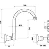 Noosa Wall Sink Set