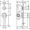 Niko Shower Mixer With Diverter - Brushed Nickel