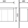 Everton 900mm Wall Hung Vanity