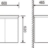 Everton 600mm Wall Hung Vanity
