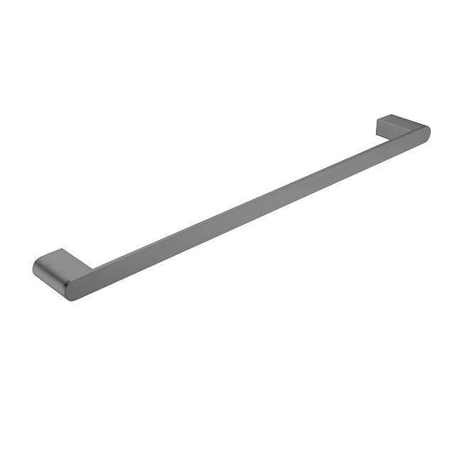 Ecco Single Towel Rail - Gunmetal - Bayside Bathroom