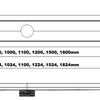 Square slotted 1100mm Shower Grate