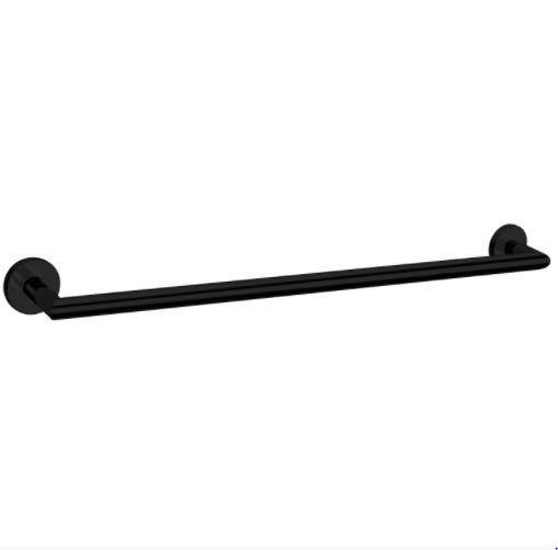 Dolce Single Towel Rail  - Matte Black
