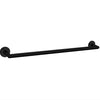 Dolce Single Towel Rail  - Matte Black - Bayside Bathroom