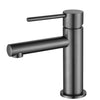 Round Mini  Short Basin mixer - Gunmetal