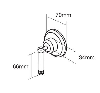 Federation Chrome Bath/Shower Mixer