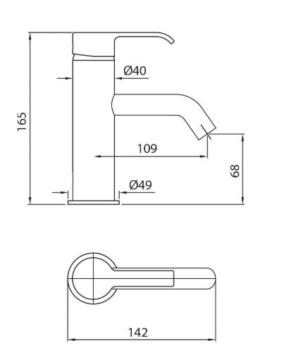 Zucchetti SUP Basin mixer