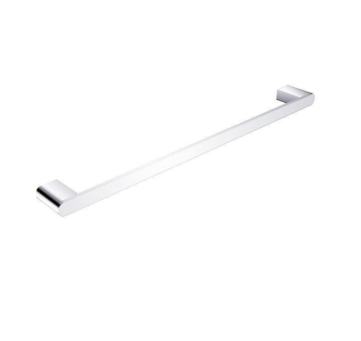 Ecco Single Towel Rail - Chrome
