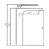Synergii Extended Height Basin Mixer - Chrome