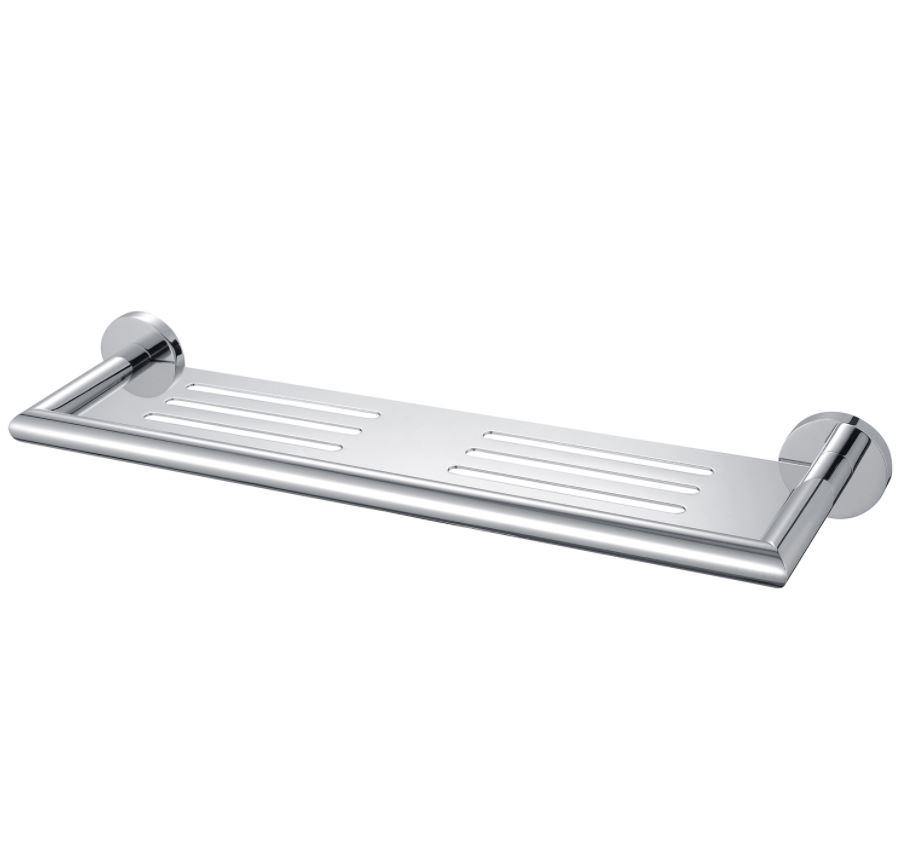 Dolce Metal Shelf - Brushed Nickel - Bayside Bathroom