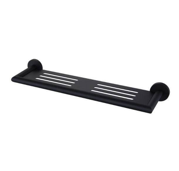 Dolce Metal Shelf - Matte Black - Bayside Bathroom