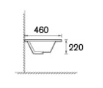 Silver Black Undermount Basin Stone Top