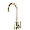 Federation Brass Gold Medium High Sink Mixer
