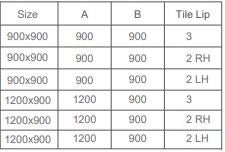 New Flinders Shower base