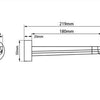 Rushy Bath Spout- Gunmetal - Bayside Bathroom