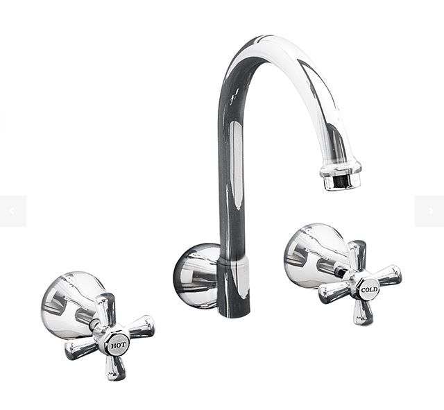 Design Wall Sink Set - Chrome