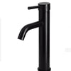 Meir Round Tall Curved Basin Mixer - Matte Black - Bayside Bathroom