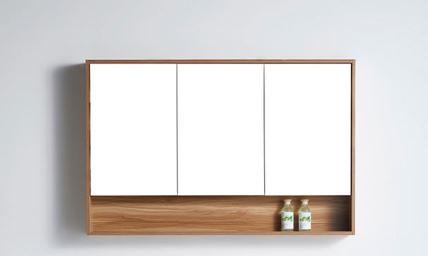 Timber Oak 1200 Mirror cabinet