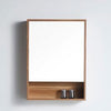 Timber Oak 600 Mirror cabinet
