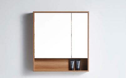Timber Oak 750 Mirror cabinet