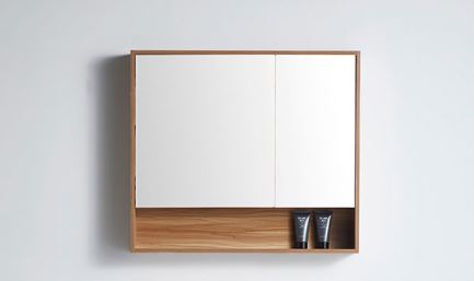 Timber Oak 900 Mirror cabinet