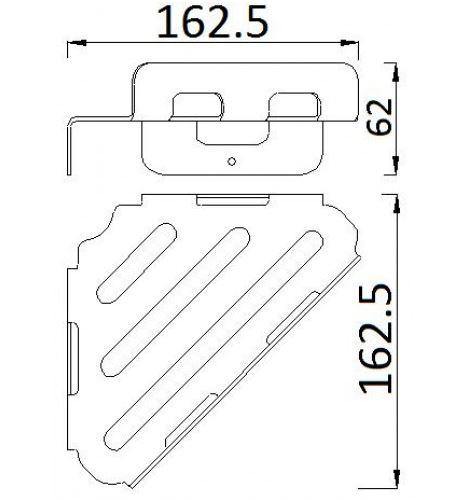 Tosca Corner Shelf - Bayside Bathroom