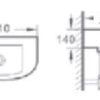 Vero Wall Hung Basin