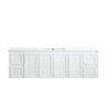 Quinn 1800mm Matte White Wall hung Vanity