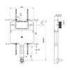 Arcisan Concealed Inwall Button & Cistern - Bayside Bathroom