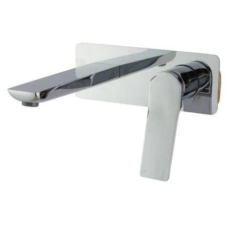 Rushy Wall Mixer With Spout - Chrome