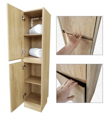 Scandi Oak Wall-Hung Tallboy