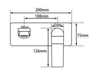 Rushy Wall Mixer With Spout - Matte Black - Bayside Bathroom